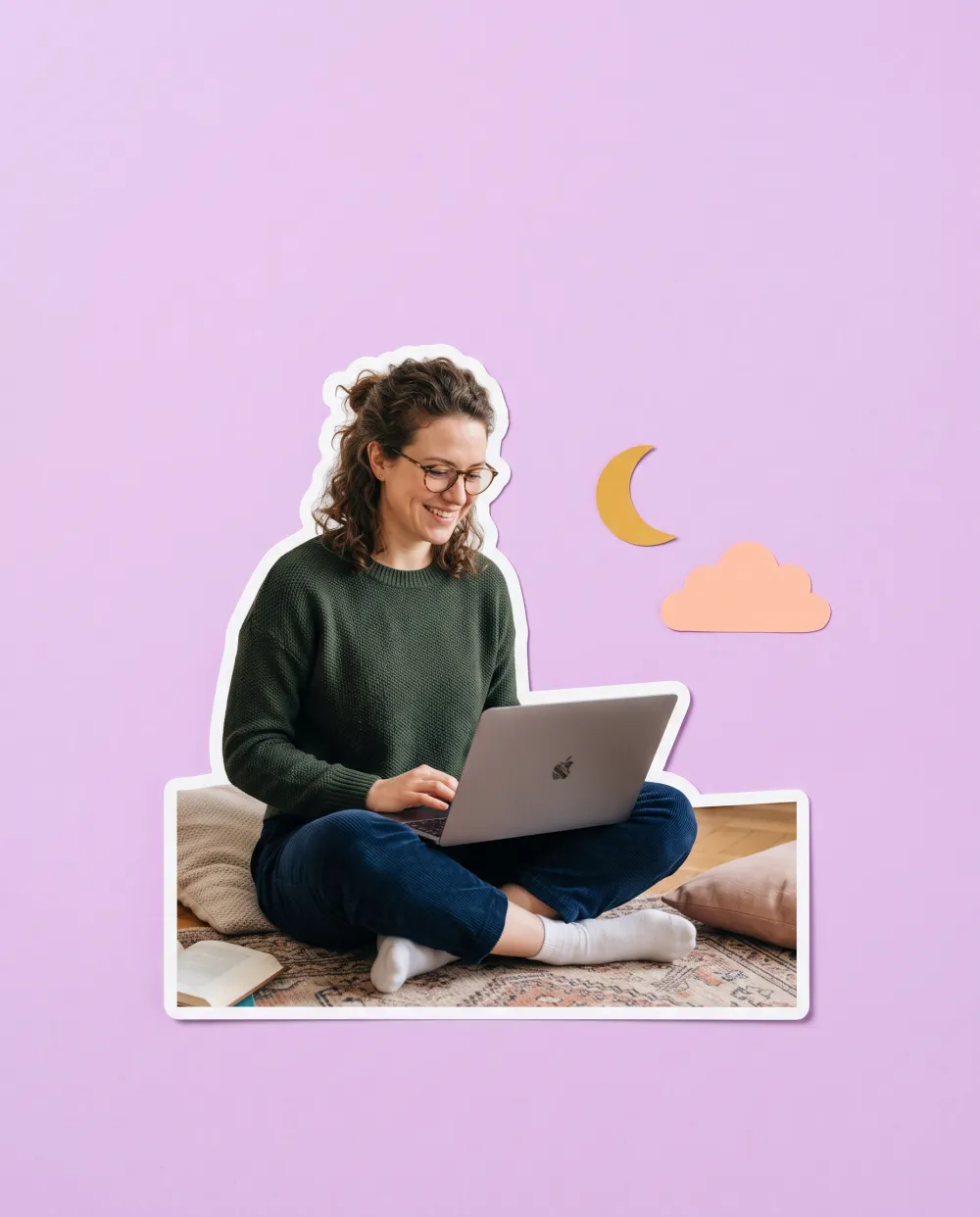 A teacher joining the online masterclass from home